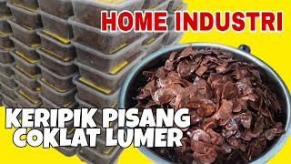 KEPOIN RUMAH PRODUKSI RESEP KERIPIK PISANG COKLAT LUMER  MELTED [upl. by Wistrup]