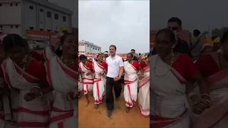 Rahul Gandhi Jharkhand Mein Nritya Kiya viralshortvideo rahulgandhi shortvideo shortscongress [upl. by Kinsley]