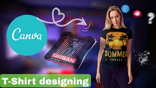 canva diye t shirt design ☞30 par design টিশার্ট ডিজাইন করে আয় [upl. by Sausa956]