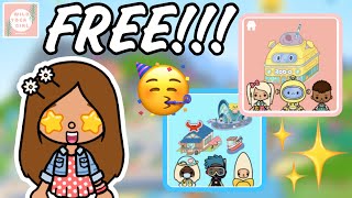 FREE LOCATIONS UPDATE 😱🥳 WATERFRONT  ROBO CAFE 🤩 TOCA BOCA WORLD 🌍 [upl. by Barbe]