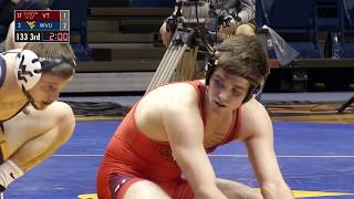 133lbs Kyle Norstrem VT dec KJ Fenstermacher WVU [upl. by Shelba]