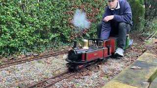 Taliesin Running on the Westfield Light Railway 2022 [upl. by Nadual45]