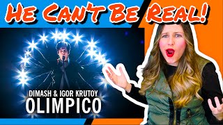 First reaction to Dimash Kudaibergen He’s UNREAL Dimash amp Igor Krutoy  Olimpico REACTION [upl. by Nyliahs989]