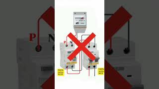 Energy meter to RCCB amp MCB Wiring ⚡💯 [upl. by Karlan]