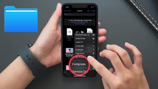 2 Ways to Compress Files in iOS 16 on iPhone and iPad 🔥🤐 [upl. by Godard]