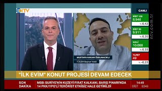 NTV Öğle Bülteninde İlk Evim ve İlk Evim Arsa projesi hakkında açıklamalarda bulunuldu 28102024 [upl. by Eetse]