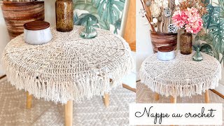 Comment faire une nappe au crochet  Tuto crochet gratuit Modèle facile 🧶 Toute taille Lou Passion [upl. by Prisilla]