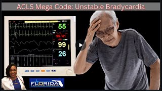 ACLS Mega Code Review  Unstable Bradycardia and Transcutaneous Pacing AHA ACLS [upl. by Akimet]