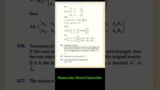 Matrices amp Determinants Important concepts👍Zerotoinfinitelymathsshortsviralmatricesimp [upl. by Yrellav]