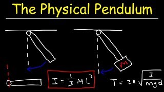 Physical Pendulum Problems  Moment of Inertia  Physics [upl. by Haff]