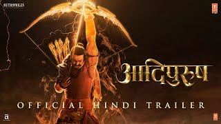 Adipurush Official Trailer Hindi  Prabhas  Saif Ali Khan  Kriti Sanon  Om Raut  Bhushan Kumar [upl. by Aivek]