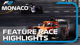 F2 Feature Race Highlights  2022 Monaco Grand Prix [upl. by Neerbas]