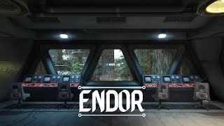 Star Wars Ambience  Endor  Imperial Station rain cozy indoor ambience no music [upl. by Reteip]