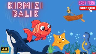 KIRMIZI BALIK GÖLDE 4K çocukşarkıları kirmizibalik [upl. by Yr]