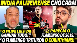 🚨😱 PARECIA O FLAMENGO DE 2019 MÍDIA PALMEIRENSE RASGA ELOGIOS A ESTREIA DE FILIPE LUIS NO FLA [upl. by Pippa680]