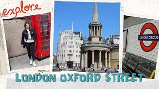 Oxford Street London goanvlogger londontube oxford oxfordstreetlondon london [upl. by Seebeck]