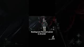 Beating Lore The Lost Lancer in AI Limit AILimit Soulslike Demo [upl. by Crelin]