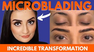 The BEST MICROBLADINGMICROSHADING COMBO TECHNIQUE for FULLER Eyebrows  Step by Step Process [upl. by Ahsiem]