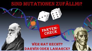 Sind Mutationen zufällig Oder hat Lamarck recht [upl. by Rodman]