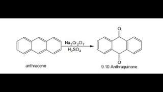 تفاعلات النفثالين والانثراسين والفنانثرين Reactions of Naphthalene Anthracene phenanthrene [upl. by Mosira]