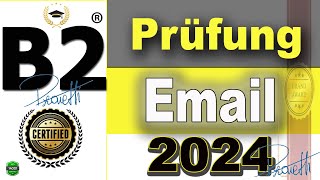 B1 Prüfung  Email ÜbungssatzGAST DTZ 2024 TEST deutschlernen deutschlandlearngerman [upl. by Amice663]