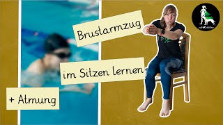 zu Hause Brustschwimmen lernen 68 Armzug  Atmung Übung 1  VHBA03 [upl. by Hausmann338]