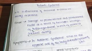 Thalamic Syndrome —Medical Physiology 👨‍⚕️🧑‍⚕️ [upl. by Kragh]