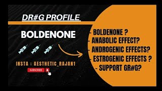 DRG PROFILE  BOLDENONE  FULL VIDEO aestheticrajan1 [upl. by Sivie]