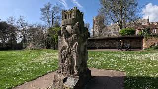 Christchurch Priory and Town walk through in 4K  Best Walking Tours UK [upl. by Ellemac]