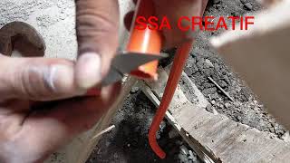 install the shower heater pipe installation diy crafts builders fyp viral craft cricket fypシ [upl. by Voccola]