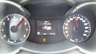 2011 kia cadenza acceleration [upl. by Yelsehc]