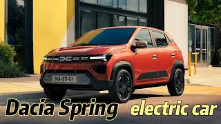 Dasia Spring Electric Car  Exterior Interior [upl. by Ajani980]