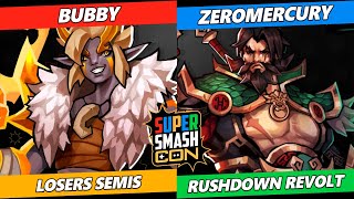 SSC 2022 Losers Semis  BUBBY Urdah Vs ZeroMercury Weishan Rushdown Revolt Tournament [upl. by Ylsew557]