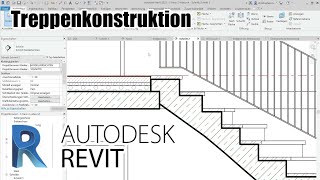 Autodesk Revit Treppenkonstruktion 4K Qualität [upl. by Penni]