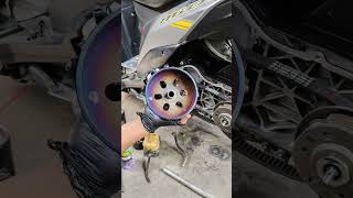 CVT CLEANING FOR MAINTENANCE  YAMAHA MIO I 125  ANGKAS RIDER [upl. by Dielle]