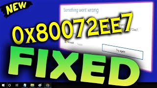 How to Fix Error 0x80072ee7 in Windows 10 \ 8 \ 7 [upl. by Pfister]