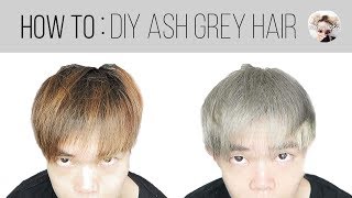 HOW TO ASH GREY HAIR NO DAMAGE BLEACH DIXMONDSG [upl. by Schott266]