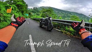 InDepth Ride Review of 2025 Triumph Speed T4  Is it Really Worth Buying Over Guerrilla 450 [upl. by Oyr116]