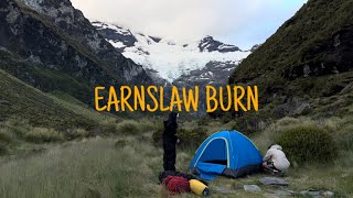 Hiking and Stay Overnight in PARADISE  EARNSLAW BURN TRACK NEW ZEALAND [upl. by Lacram]