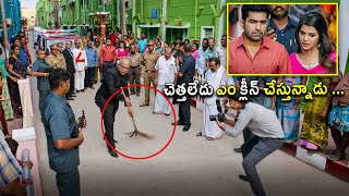 Vijay Antony Telugu Blockbuster Movie Road Cleaning Scene  Aathmika  Kotha Cinema [upl. by Langley]