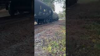 Aberdeen amp Rockfish RR train in Arabia North Carolina Recorded by my moms friend [upl. by Brunell101]