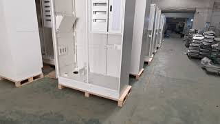 Sheet metal equipment cabinet fabrication [upl. by Aivatnahs]