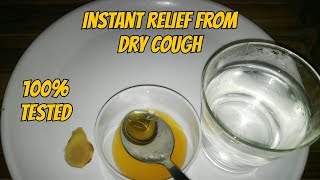 Dry cough  Sore throat  Instant relief home remedies  Cold and cough  Cookingmypassion [upl. by Meir]