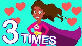 3 Times Table Song  LEARN MATH for Kids Multiplication Song X3 [upl. by Hallagan]