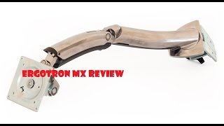 Ergotron MX LCD Arm Mount Review [upl. by Naegem]