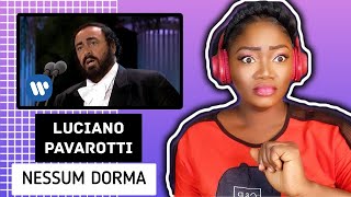 AFRICAN OPERA SINGER REACTS TO Luciano Pavarotti  Nessun Dorma The Three Tenors in Concert 1994 [upl. by Shear]