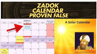 ZADOK Calendar Proven FALSE [upl. by Navac]