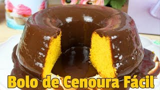 BOLO DE CENOURA FOFINHO COM CASQUINHA I A MELHOR RECEITA DE TODAS [upl. by Davine]