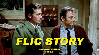 FLIC STORY 1975 N°23 Alain Delon JeanLouis Trintignant André Pousse Maurice Biraud [upl. by Branham]