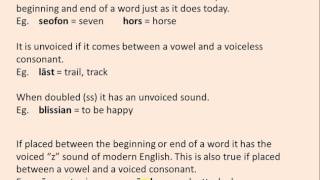 Old English Pronunciation 2 [upl. by Tarsuss883]